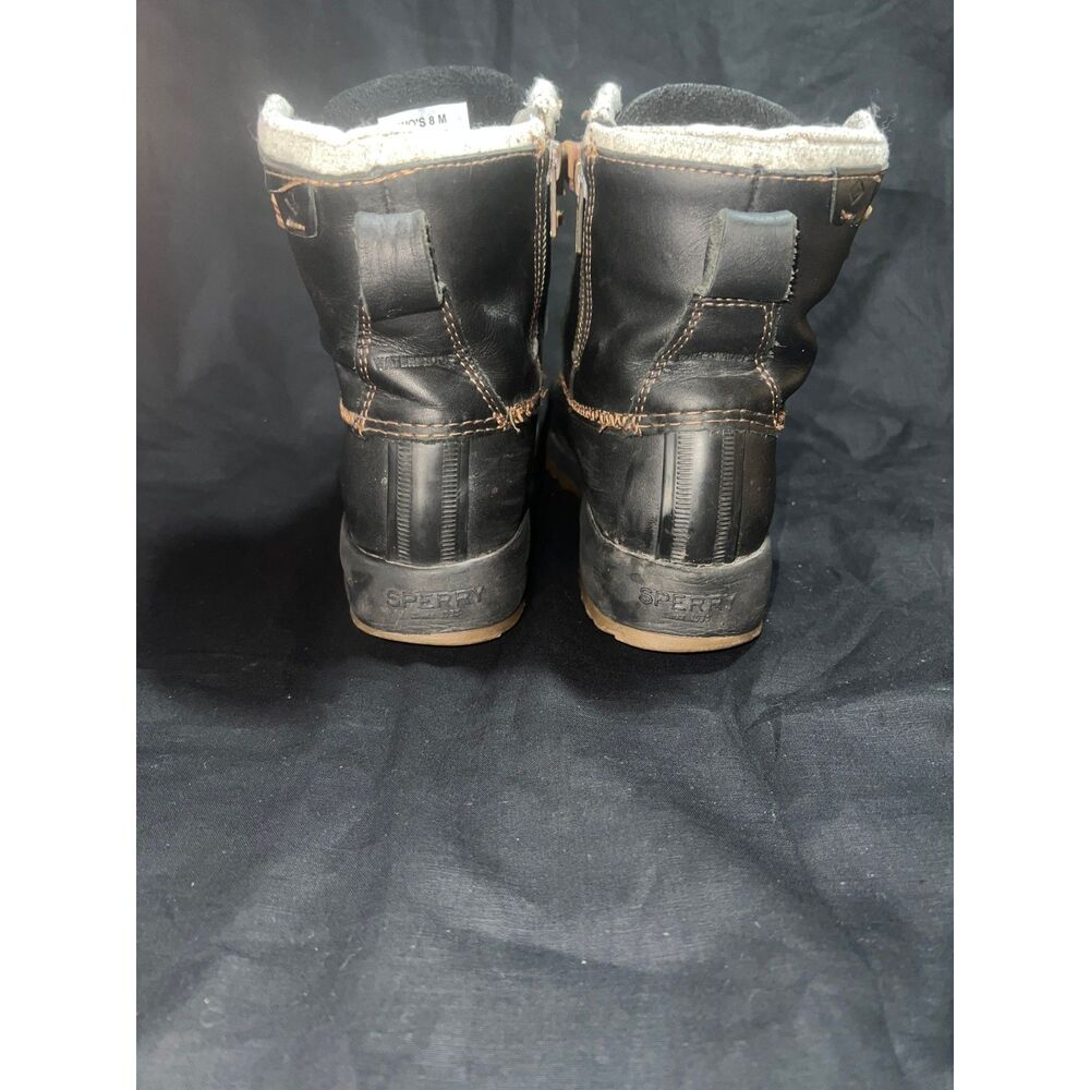 Sperry Top Sider Cold Bay Boot Waterproof Womans Black Brown Winter Leather Duck - Picture 2 of 6